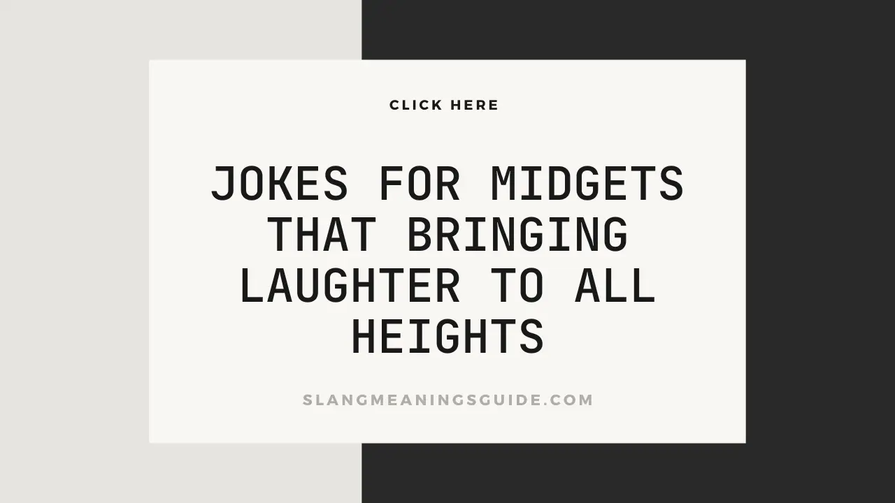 Jokes For Midgets