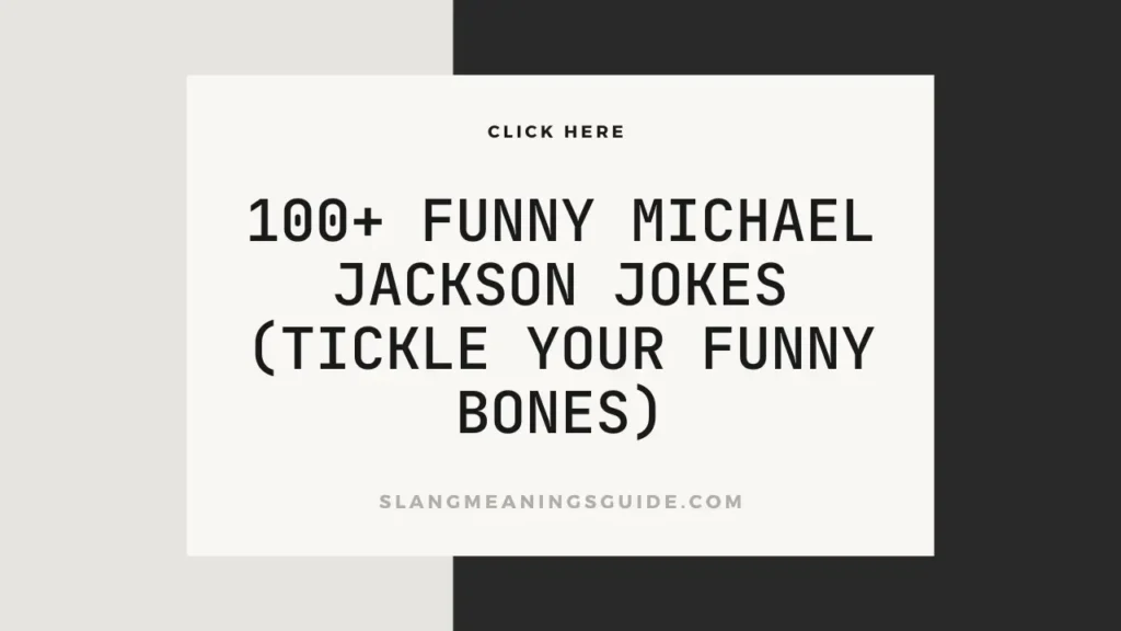 Michael Jackson Jokes